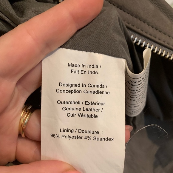 Grey suede/nubuck jacket from Danier - Picture 4 of 4